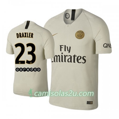 Camisolas de Futebol Paris Saint Germain Draxler 23 Equipamento Alternativa 2018/19 Manga Curta Camisolas de Futebol Paris Saint Germain Draxler 23 Equipamento Alternativa 2018/19 Manga Curta